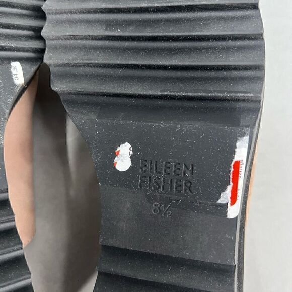 Eileen Fisher Loti Wedge Mule Clog Womens 8.5 Coastal Grandmother Minimalist - Picture 12 of 12